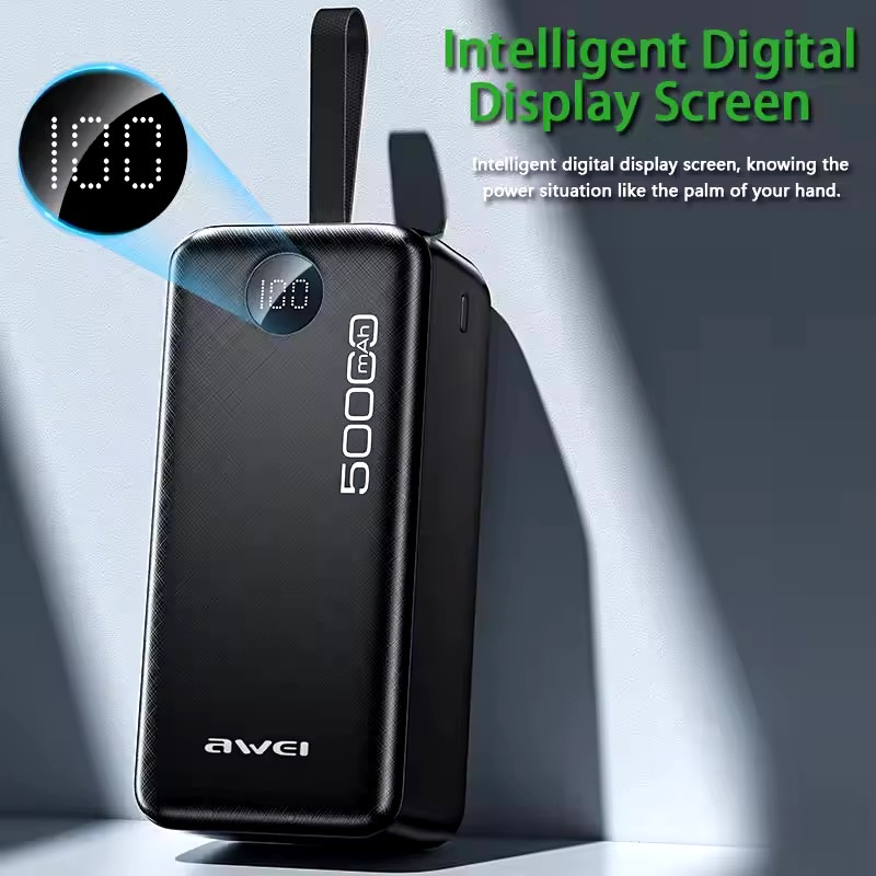 P36K ULTRA-LARGE CAPACITY POWERBANK 50000mAh