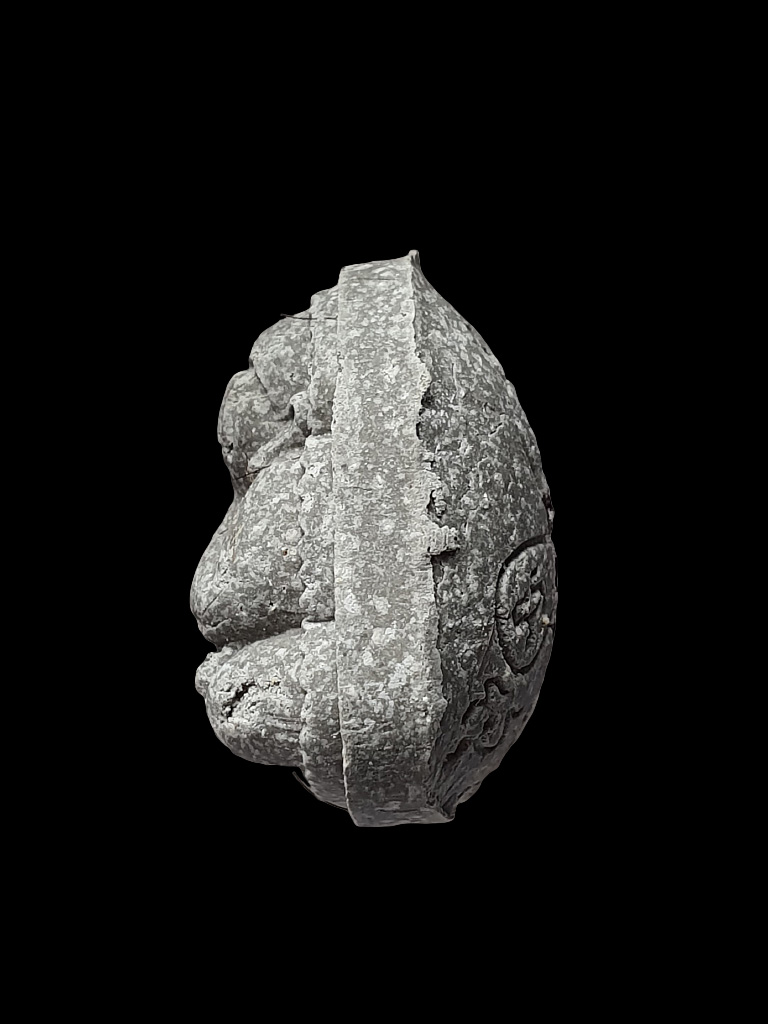 พระปิดตาหลวงปู่ม่น สีเทา