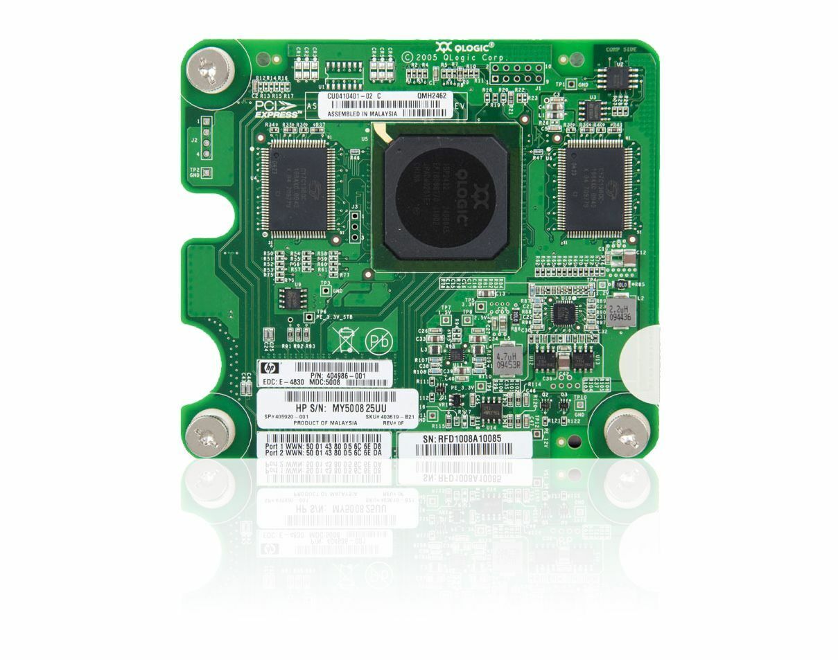HP Qlogix QMH2462 4GB Fiber Channel C-Class Mezzanine Box-Card Fibre // 405920-001 / 404986-001 (Used) // สินค้ารับประกัน โดย บริษัท อะไหล่เซิร์ฟเวอร์ จำกัด