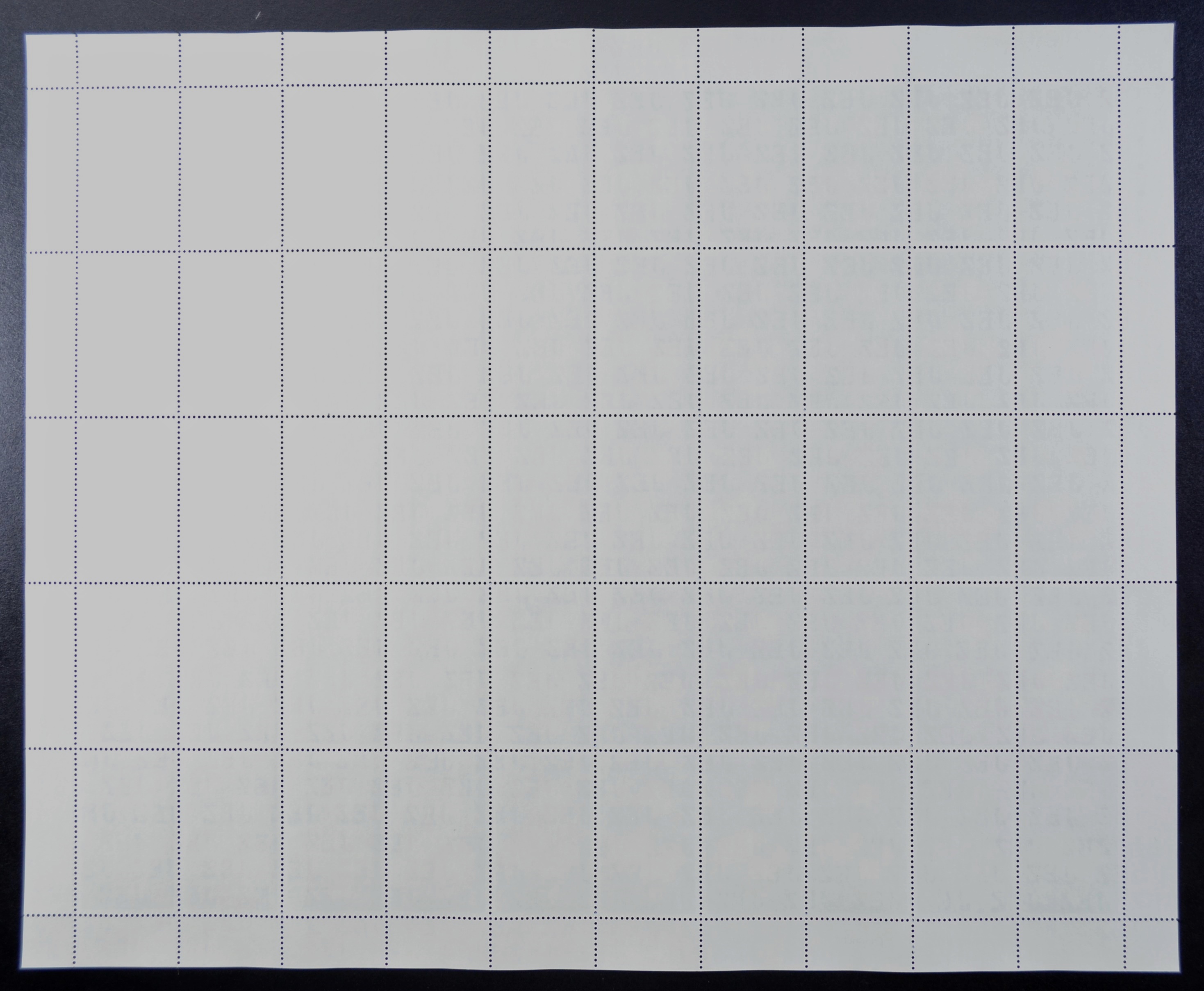 แสตมป์ผลไม้ไทย ชุด4 (เต็มแผ่น50ดวง)