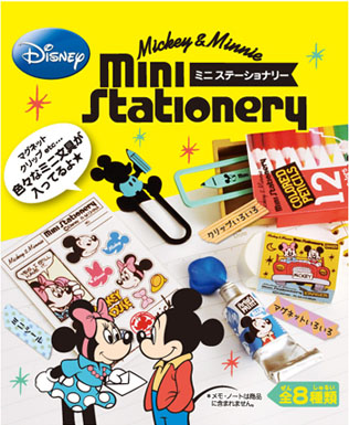 Re-ment Disney Mickey & Minnie Mini Stationery รีเม้นของจิ๋ว ชุดเครื่องเขียนมิกกี้มินนี่ 8 แบบ