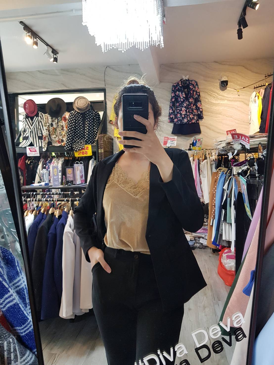 ชุดสูทสีดำ IM Basic Set (เสื้อสูท+กางเกง) #3639
