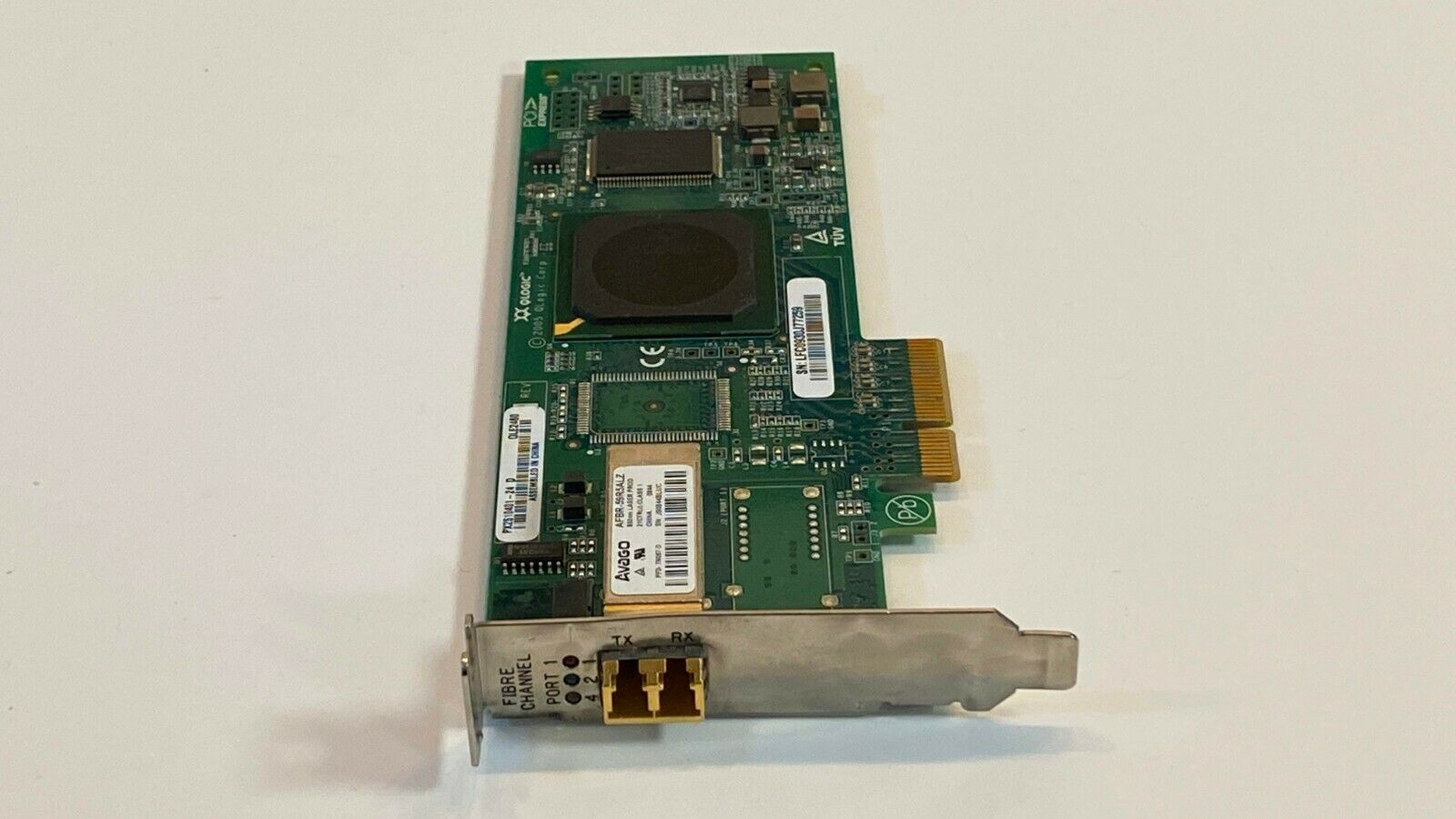 QLogic QLE2460 PX2510401-51 4Gbps Fibre Channel PCI-E Network Card (Used) // สินค้ารับประกัน โดย บริษัท อะไหล่เซิร์ฟเวอร์ จำกัด.