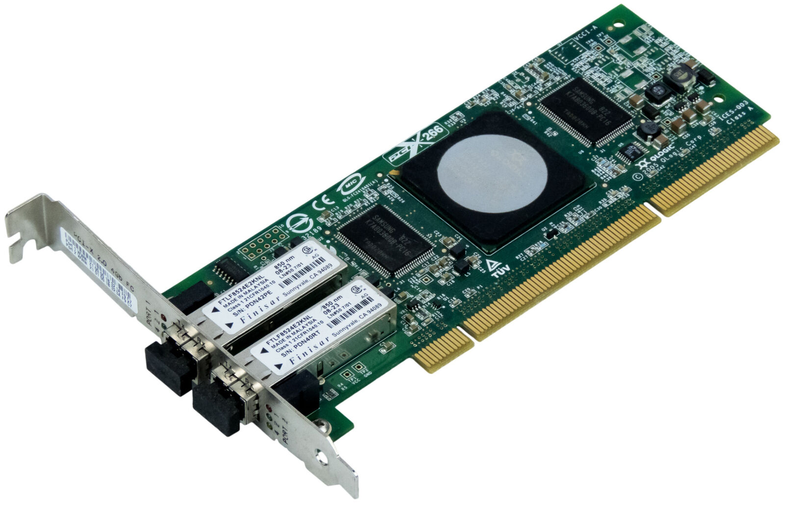 IBM Dual Port 4GB Fibre Channel FC PCI-X HBA QLA2462 // 39M6019 (Used) // สินค้ารับประกัน โดย บริษัท อะไหล่เซิร์ฟเวอร์ จำกัด