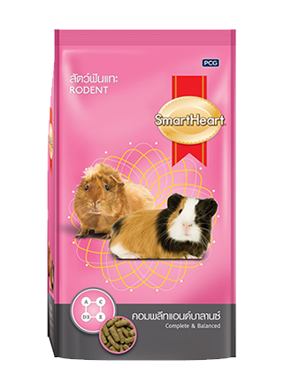 Smartheart Rodent 3 kg สมาร์ทฮาร์ท อาหารสำหรับสัตว์ฟันแทะ สูตรคอมพลีทแอนด์บาลานซ์ ขนาด 3 กก.