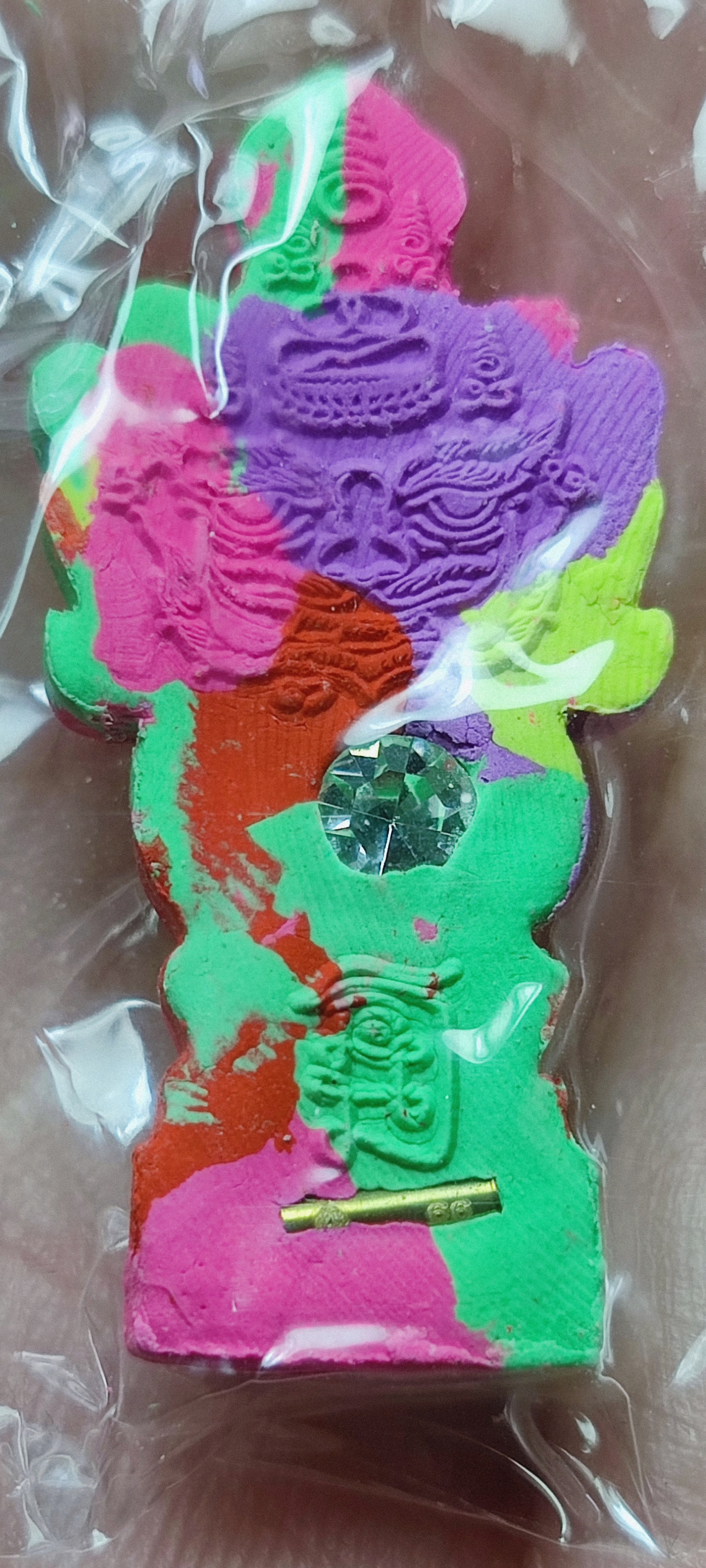 กุเวรน้อยร้อยล้าน หลวงปู่เณรแก้ว วัดเกษตรทุ่งเศรษฐี เนื้อผงเศรษฐี สีลูกกวาด