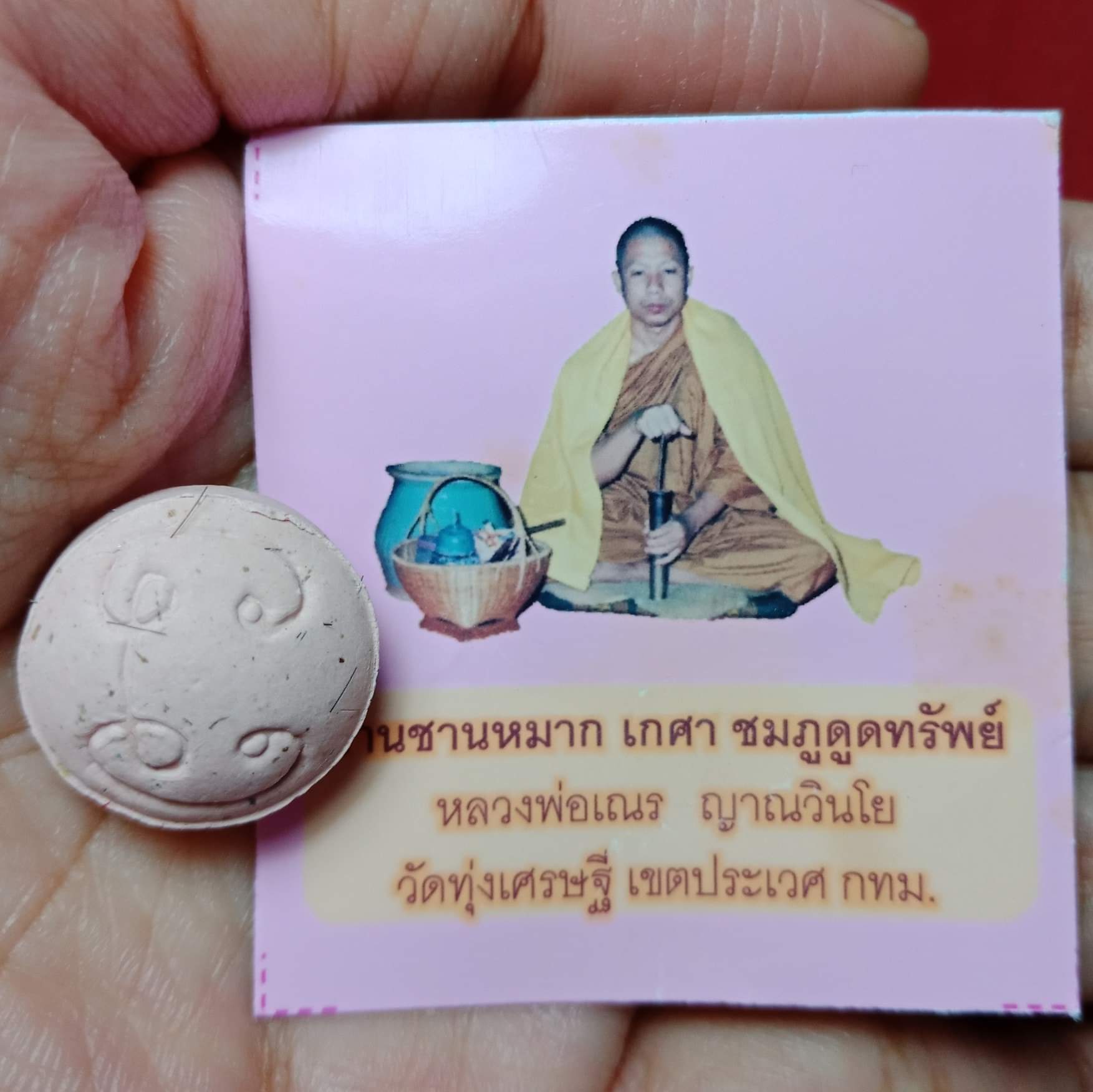 ว่านชานหมากเกศา ชมพูดูดทรัพย์ หลวงพ่อเณร วัดทุ่งเศรษฐี ม.ราม2 เด่นด้านโชคลาภและเมตตามหานิยม)