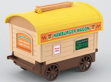 [SOLD OUT] ซิลวาเนียน..รถขายแฮมเบอร์เกอร์ (JP) Sylvanian Families Hamburger Wagon Shop