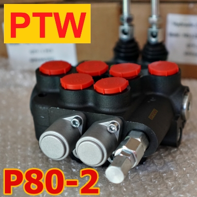 ไฮโดรลิคคอนโทรนวาวร์ (2แกน) PTW P80-2 (ุ6หุน) (80L.)(3,000-4,600PSI)
