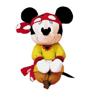 ตุ๊กตาโจรสลัดมินนี่ 5.5นิ้ว Minnie Mouse Pirate Plush