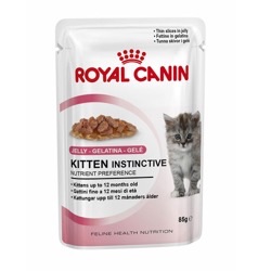 Royal Canin Kitten Instinctive pouch jelly อาหารแมว แบบเปียก สำหรับลูกแมว 4เดือน-1ปี เจลลี่