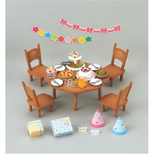ซิลวาเนียน..โต๊ะอาหารปาร์ตี้ (EU) Sylvanian Families Party Set