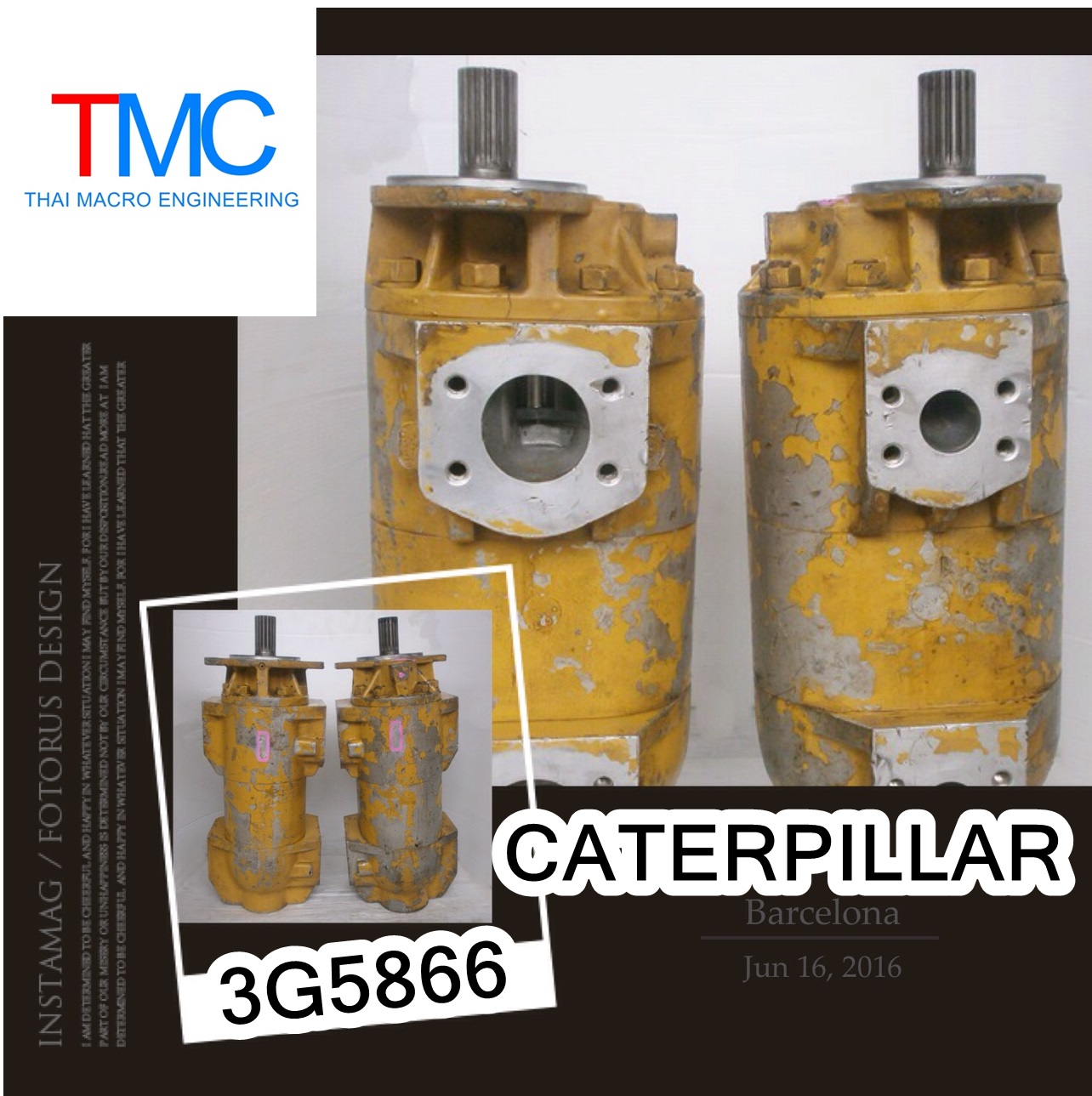 HYD pump CAT(3G5866)(สินค้ามือสอง)