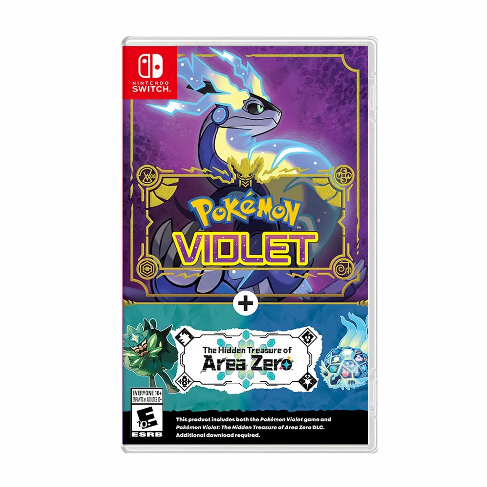 Switch- Pokemon Violet + The Hidden Treasure of Area Zero DLC