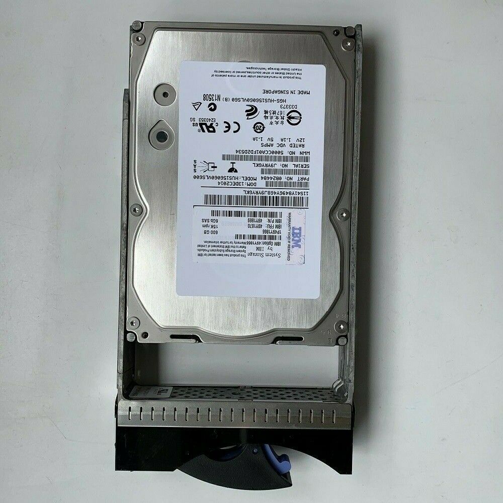 IBM 600GB 15K SAS 6G LFF 3.5'' HDD Hard Drive No Tray // 49Y1870 / 49Y1869 / 49Y1866 (Used) // สินค้ารับประกัน โดย บริษัท อะไหล่เซิร์ฟเวอร์ จำกัด