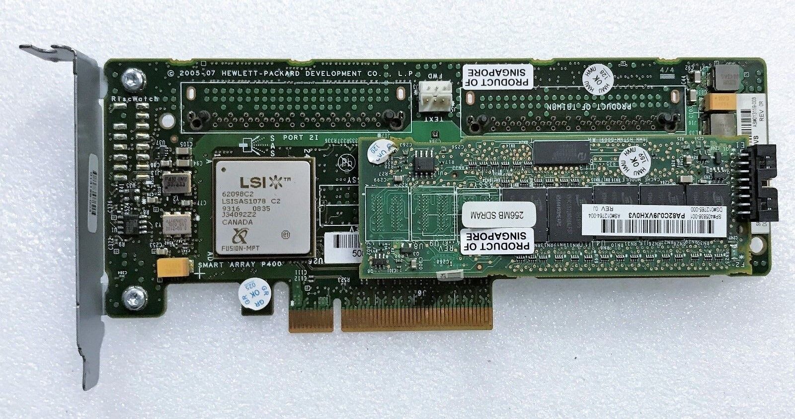 HP 256MB Smart Array P400 SAS RAID Controller PCI-e Card / 504022-001 / 013159-003 / 405836-001 (Used) // สินค้ารับประกัน โดย บริษัท อะไหล่เซิร์ฟเวอร์ จำกัด