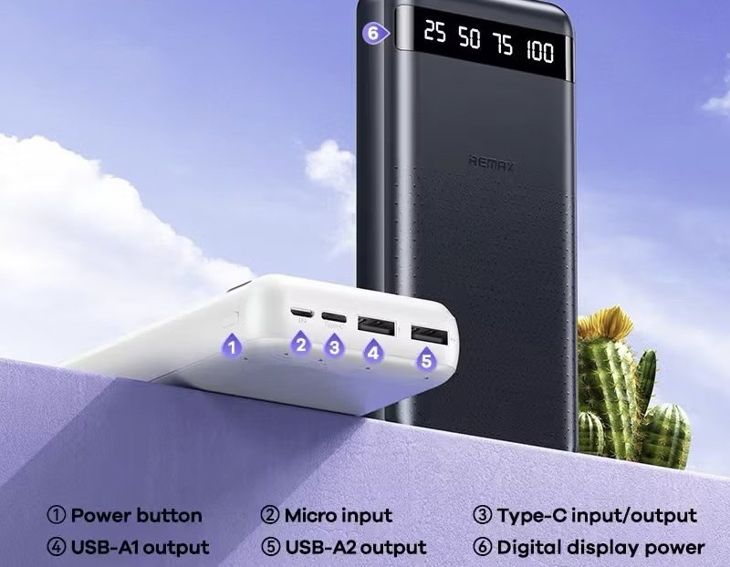 RPP-11 HINTOM SERIES 2.4A FAST CHARGING POWERBANK 20000mAh
