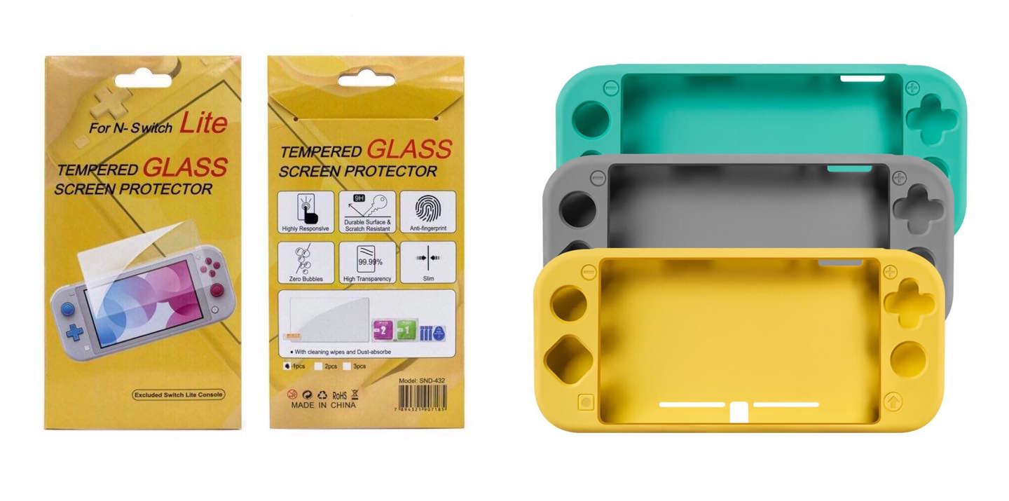 Nintendo Switch Lite Silicone Cover + Screen Protector