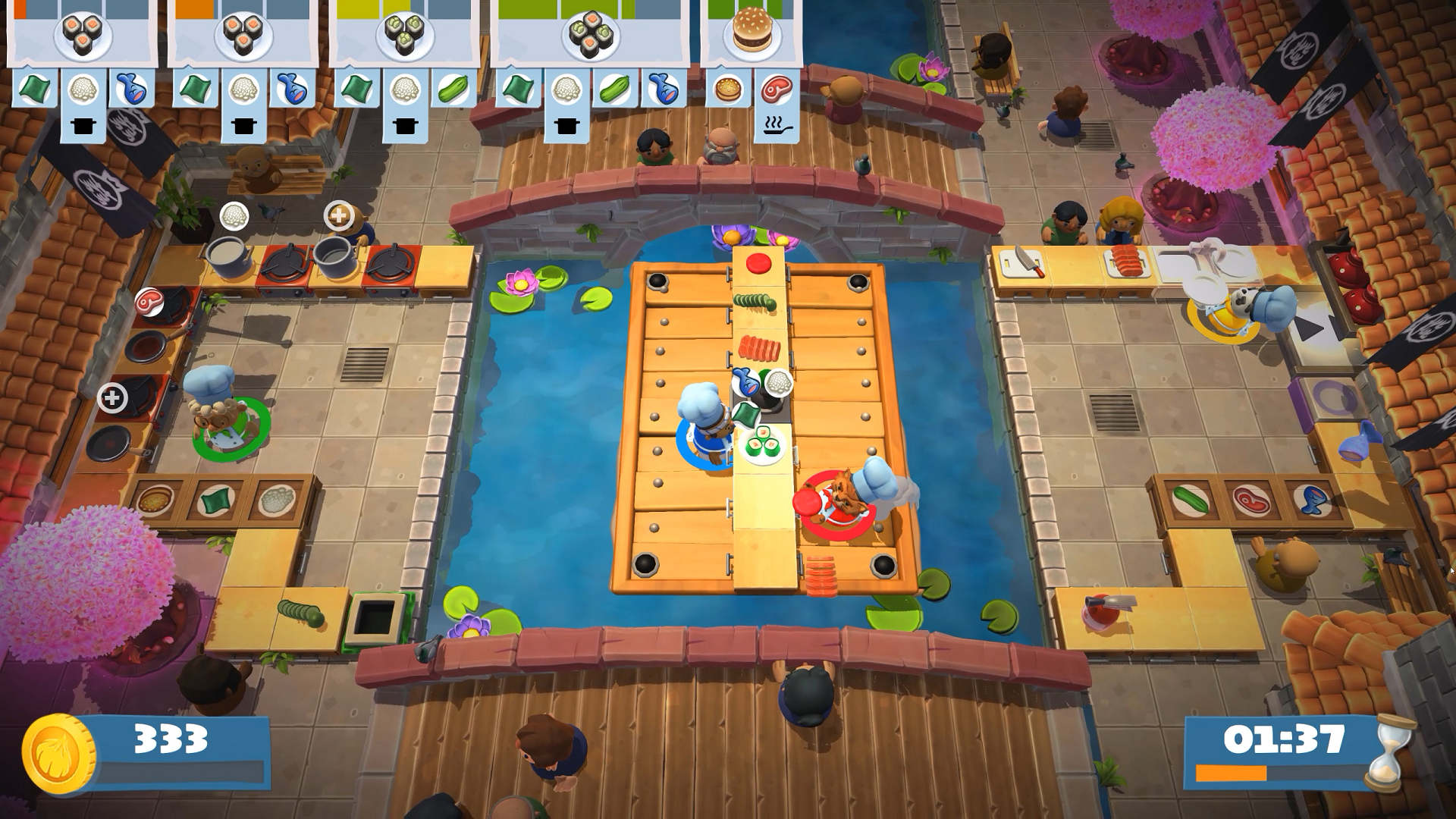 PS4- Overcooked! + Overcooked! 2