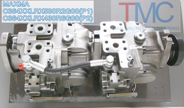 ปั้มนิ้วไฮโดรลิค(2ตอน)รถคีบอ้อยแบบ3ล้อ(ฺBELL)MAXMA-C364XXLRX530R2G00(P1),C364XXLRX430R6G00(P2)