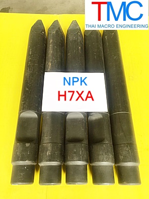 เข็มหัวเจาะไฮโดรลิคchesel for hydraulic breaker NPK-H7XA