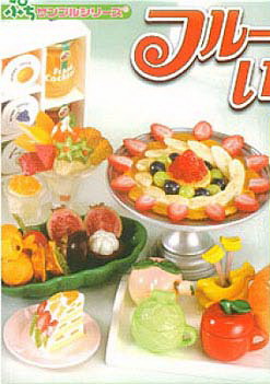 [SOLD OUT] Re-Ment ของจิ๋ว..รวมมิตรขนมจากผลไม้ 10 แบบ (Full of Fruit)