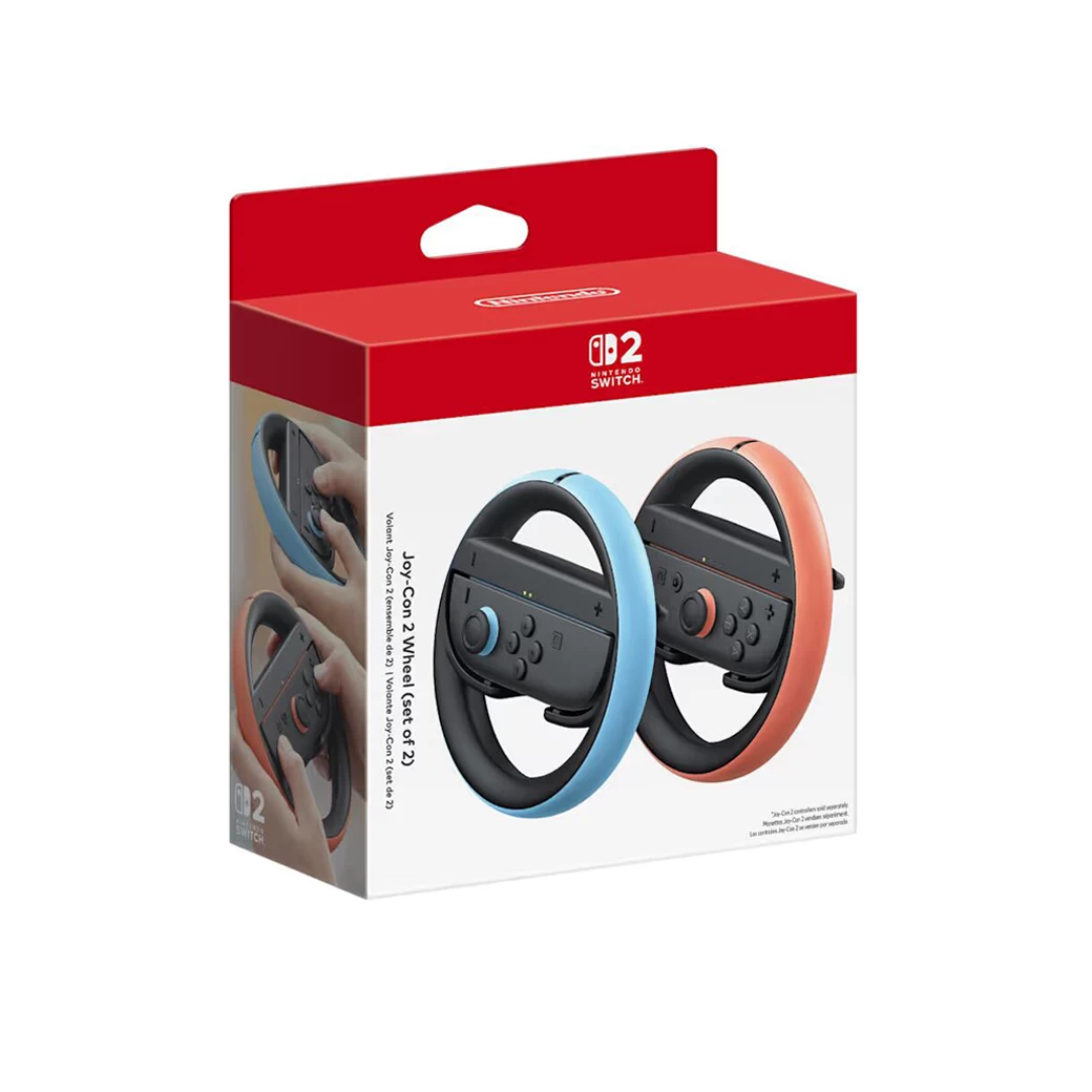 Nintendo Switch 2 : Joy-Con 2 Wheel (set of 2) – คู่หูซิ่งใหม่ล่าสุด จับถนัดมือ เชื่อมต่อง่าย ประสบการณ์แข่งรถที่สมจริง!