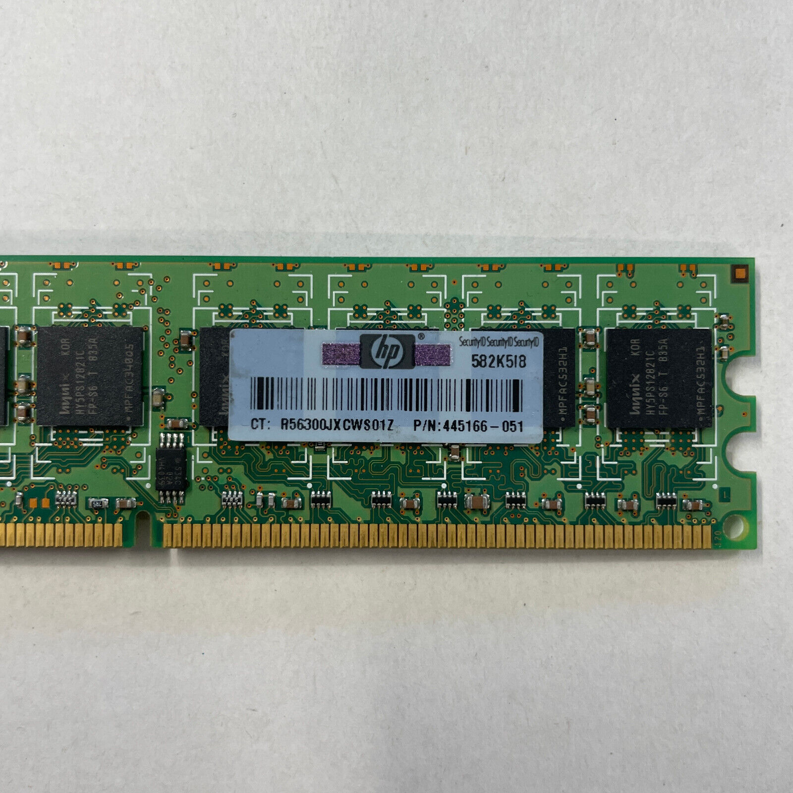 HP RAM 1GB ECC PC2-6400E 800MHz DDDR2 Server Memory Modules / 1GB 2Rx8 PC2-6400E / 445166-051 / 459932-001 (Used) // สินค้ารับประกัน โดย บริษัท อะไหล่เซิร์ฟเวอร์ จำกัด