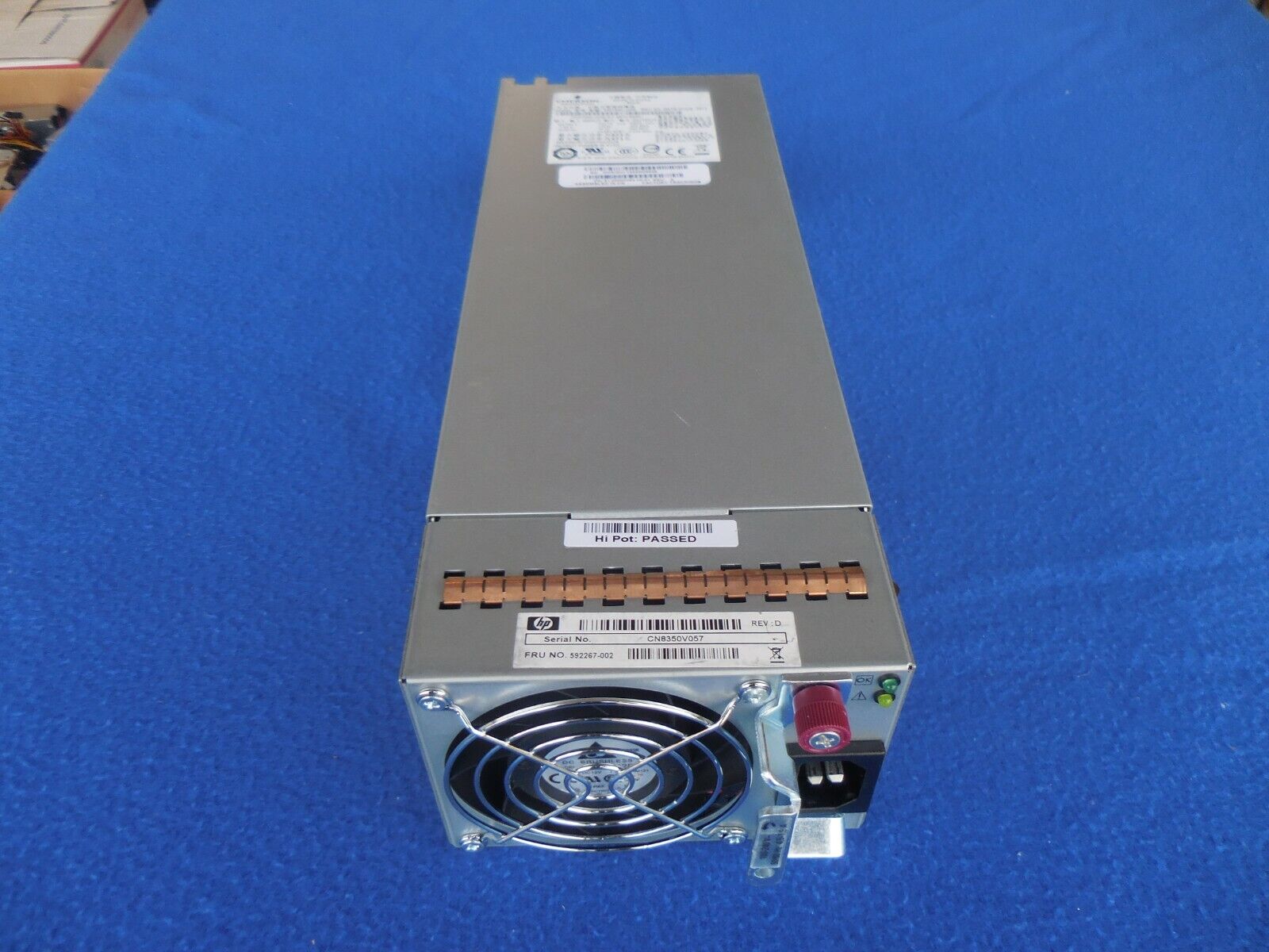 HP MSA2040 P2000 Series Power Supply 573W Power Supply for StorageWorks (Used) // 592267-002 / 7001540-J000 (Used) // สินค้ารับประกัน โดย บริษัท อะไหล่เซิร์ฟเวอร์ จำกัด