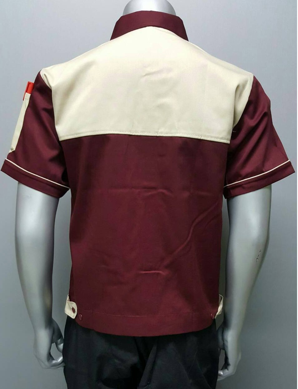 เสื้อช่าง 2 สี เเขนสั้น ผ้าคอมทวิว ไซร์ M-XXL มีสต็อก สินค้าจากโรงงานมาเอง