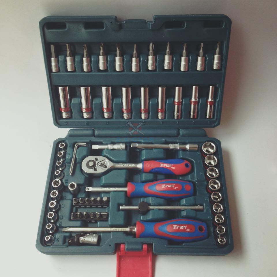 บล็อกชุด 62ชิ้น Fion ขนาด 1/4"