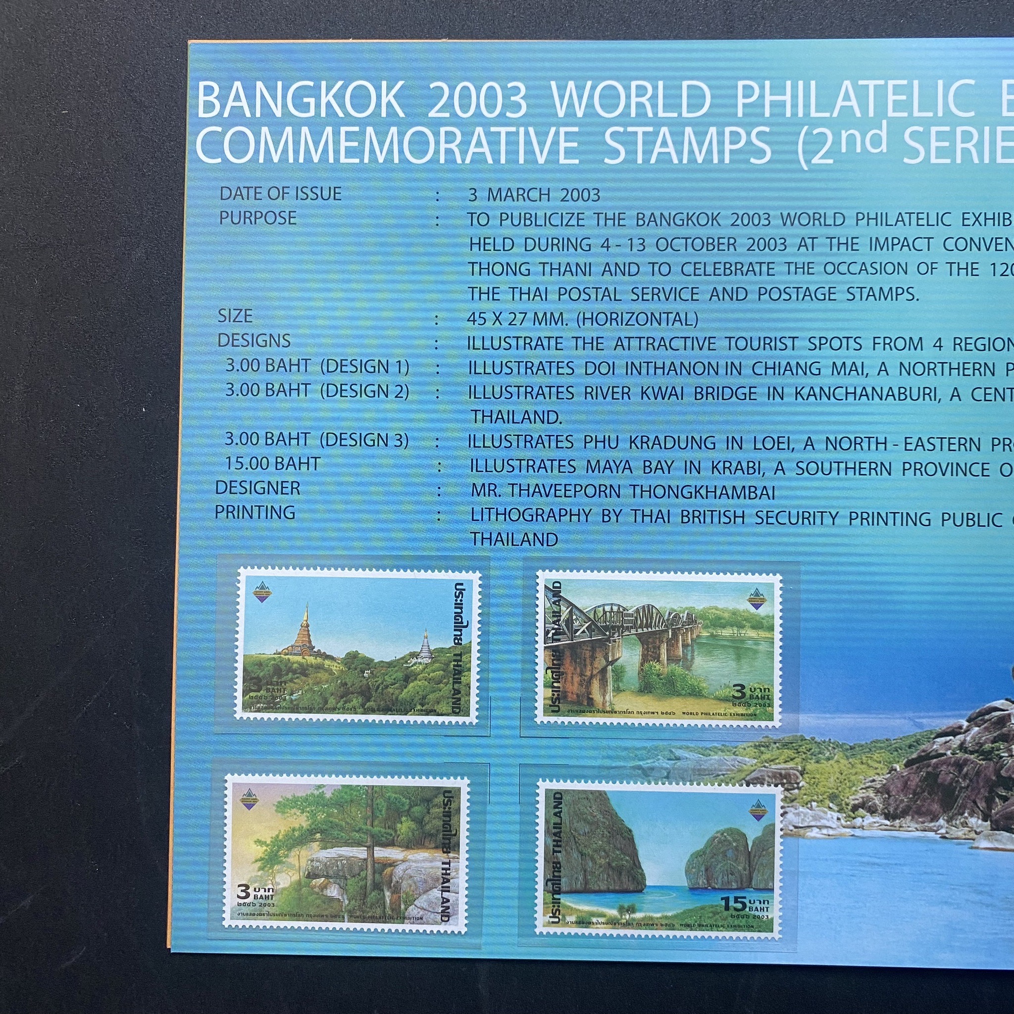 THAI POSTAGE STAMPS 2003 เล่มย่อ (สมุดแสตมป์ ปี2546) หายาก