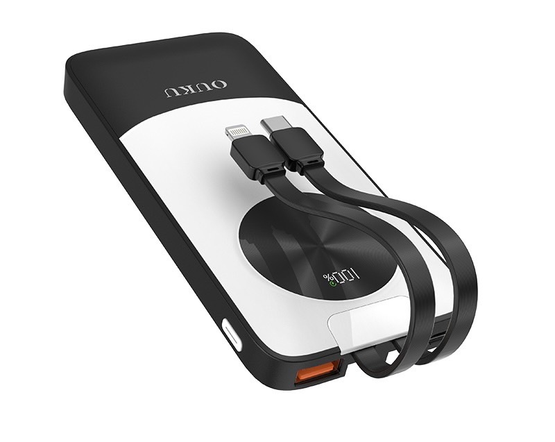 EK1-P31 SELF CONTAINED DUAL-LINE CONTRAST FAST CHARGING POWERBANK 10000mAh PD20W+QC22.5W