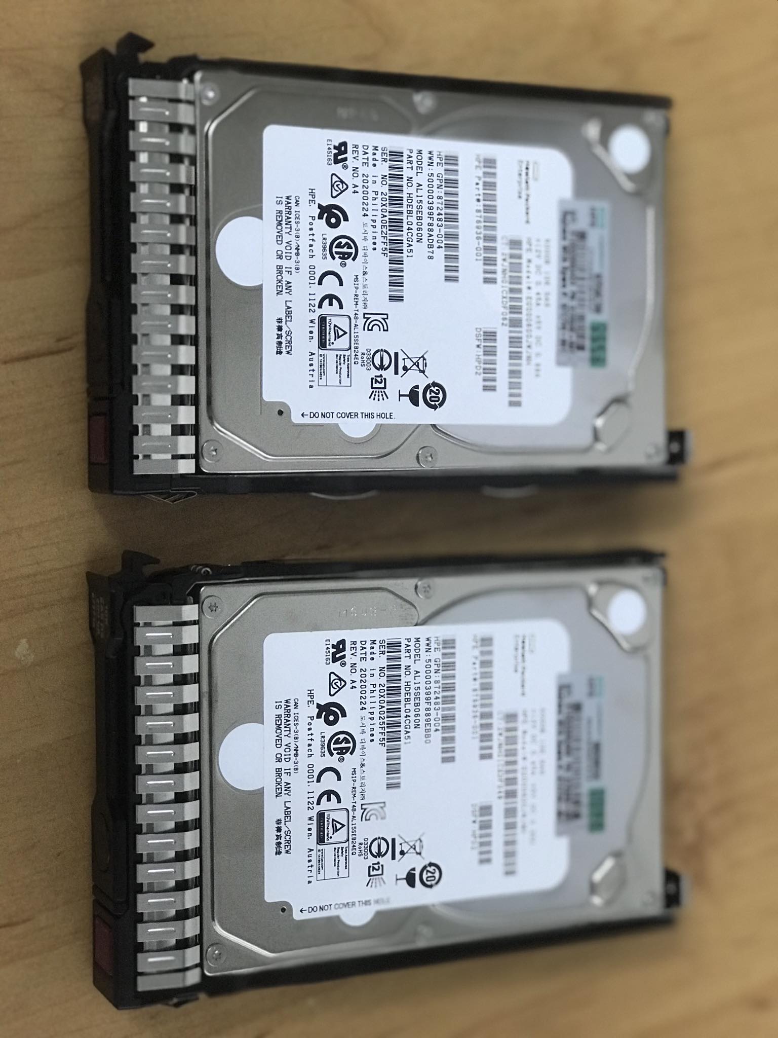 HP 600GB 10K 12G SAS 2.5" HDD Hard Drive , HDD 876936-001, GPN 872483-004, EG000600JWJNH, AL15SEB060N, Tary 872736-001 (Used) // สินค้ารับประกัน โดย บริษัท อะไหล่เซิร์ฟเวอร์ จำกัด