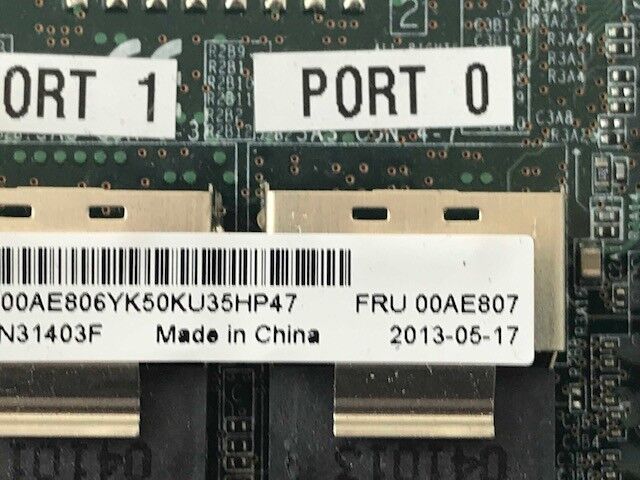 IBM Server RAID M5110 8-CH SAS/SATA 6G PCI-E // 00AE807 // AND FLASH CARD // 46C9027 // (Used) // สินค้ารับประกัน โดย บริษัท อะไหล่เซิร์ฟเวอร์ จำกัด