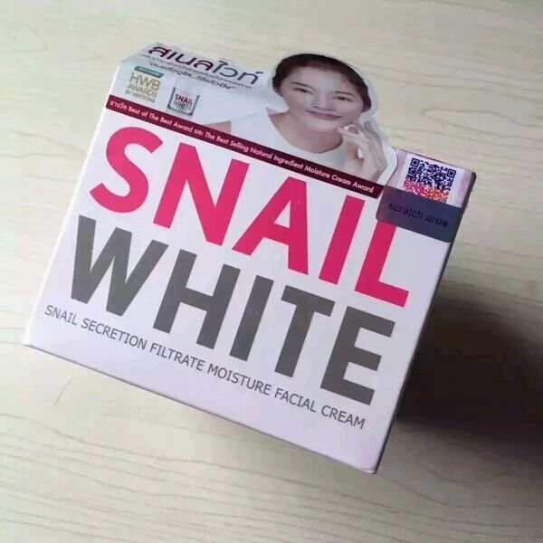 Snail White Cream 50ml泰国SNAIL WHITE CREAM娜姆白蜗牛霜 保湿修复乳液面霜