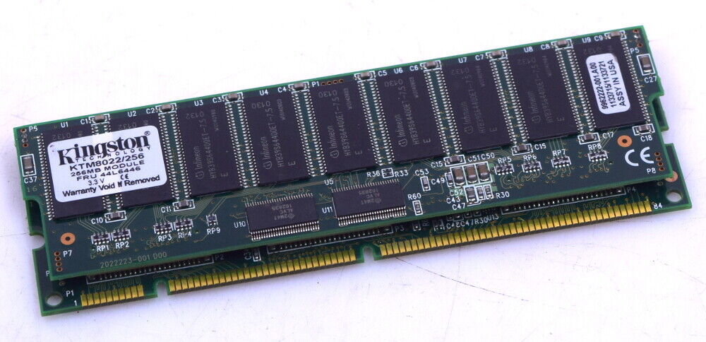 IBM / Kingston 256MB SD Memory PC100 100MHz Registered ECC 168p / 44L6446 / KTM8022/256 (Used) // สินค้ารับประกัน โดย บริษัท อะไหล่เซิร์ฟเวอร์ จำกัด