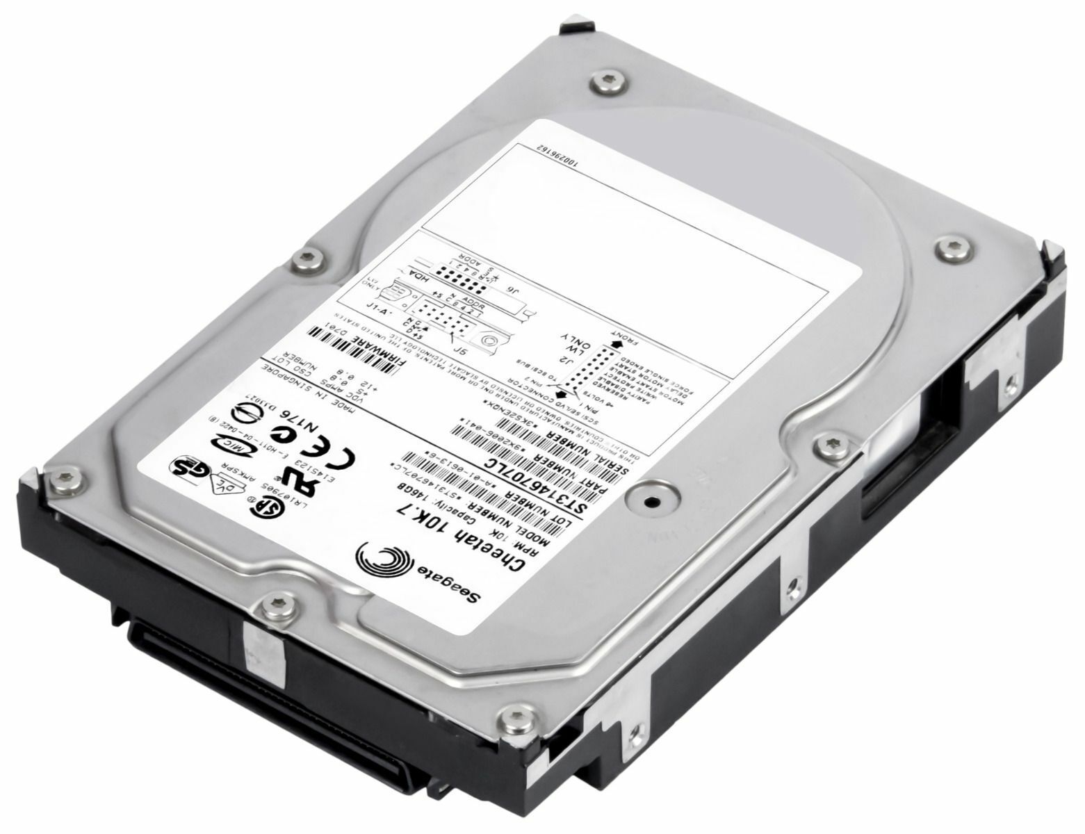 Seagate Cheetah 146GB 10K SCSI U320 80-Pin 3.5"Hard Disk // ST3146707LC (Used) // สินค้ารับประกัน โดย บริษัท อะไหล่เซิร์ฟเวอร์ จำกัด