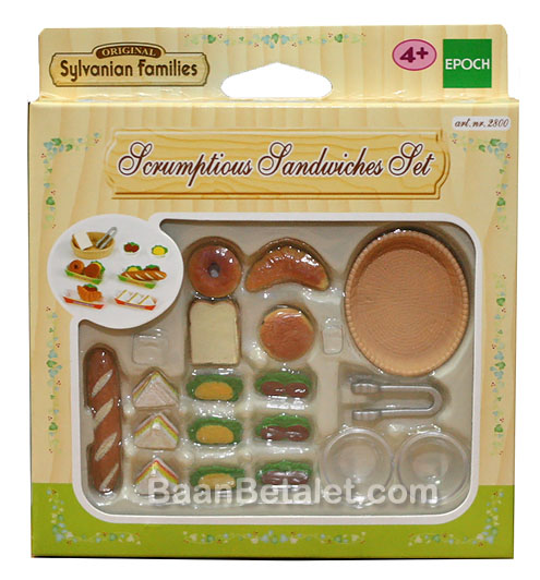 ซิลวาเนียน แซนด์วิชแสนอร่อย (EU) Sylvanian Families Scrumptious Sandwiches Set