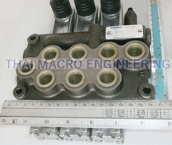 ไฮโดรลิคคอนโทรลวาล์ว(3แกน)hydraulic control valve MAXMA MB3/3U2 1A1L10(45L/min)(4,600Psi/315Bar)