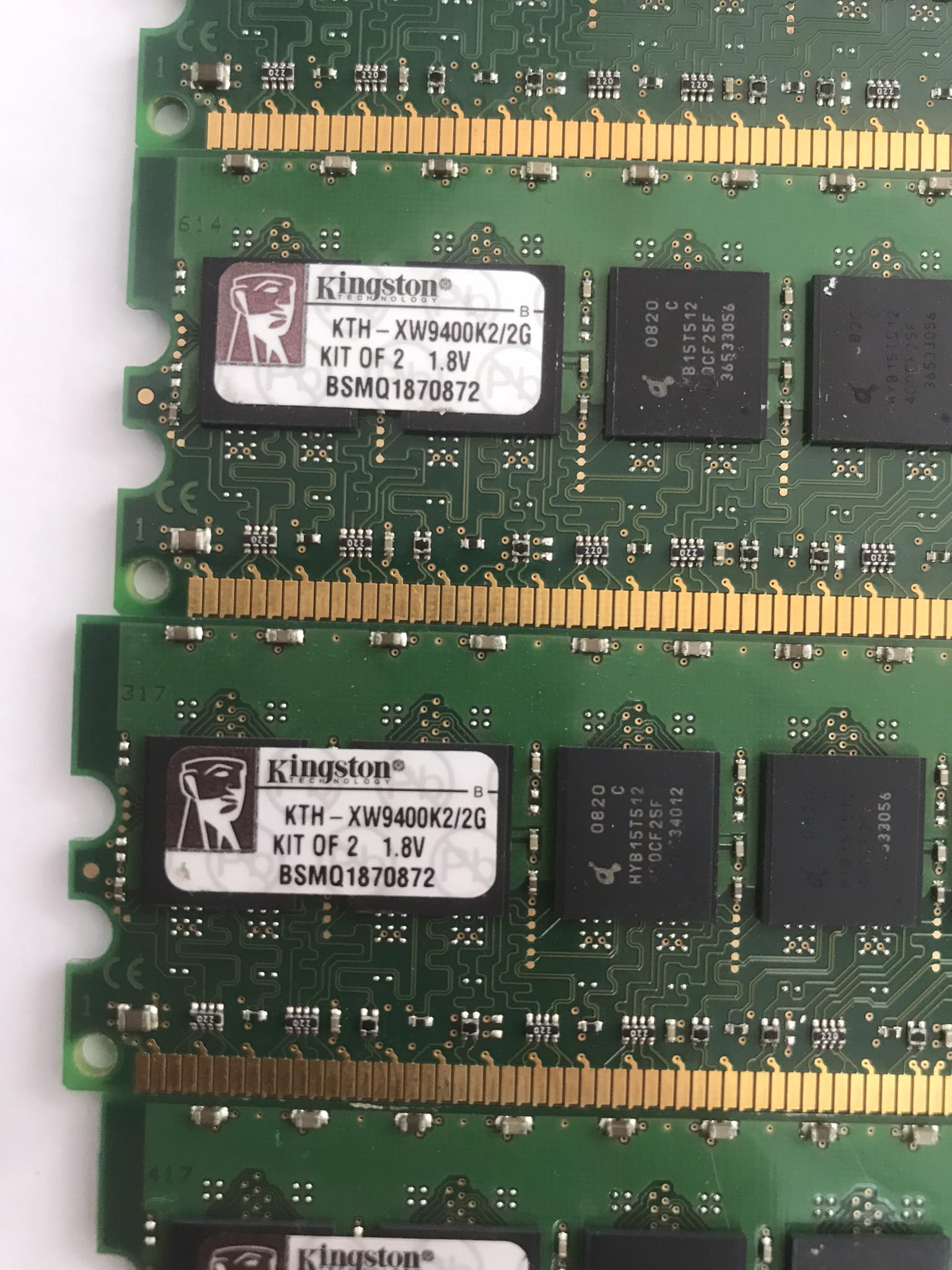 Kingston Memory 1GB PC2 5300 DDR2 / 9965308-001.A02LF / KTH-XW9400K2/2G (Used) // สินค้ารับประกัน โดย บริษัท อะไหล่เซิร์ฟเวอร์ จำกัด