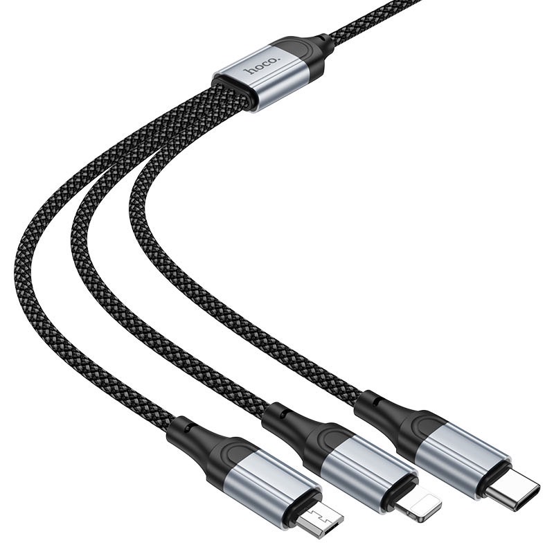 X102 FRESH 3-IN-1 CHARGING DATA CABLE (iP+MICRO+TYPE-C)