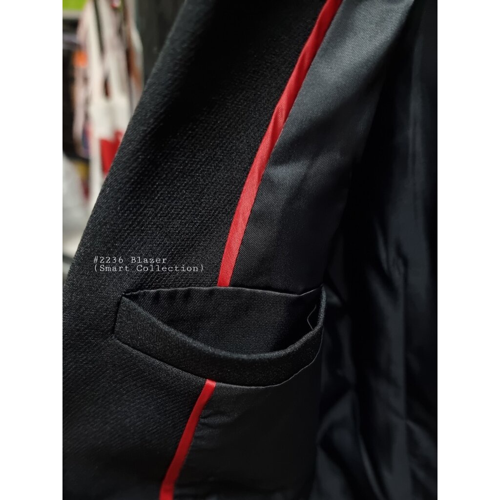 เสื้อสูทผู้หญิงสีดำ/ม่วงลาเวนเดอร์ (ไม่รวมกางเกง) Smart 2236