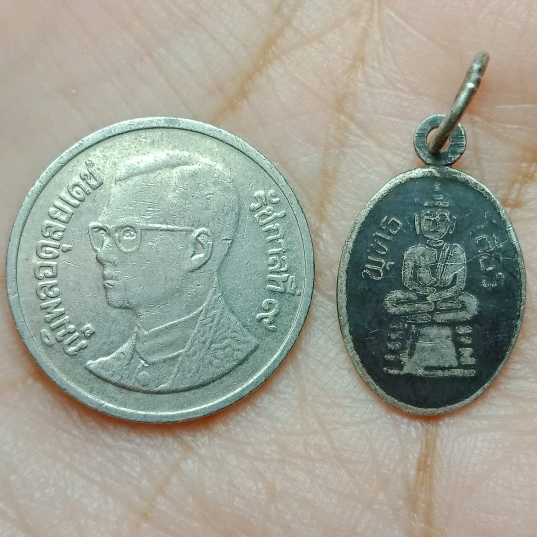 หลวงพ่อโสธร เนื้อเงินลงถม ปี2509 วัดโสธรฯ ฉะเชิงเทรา