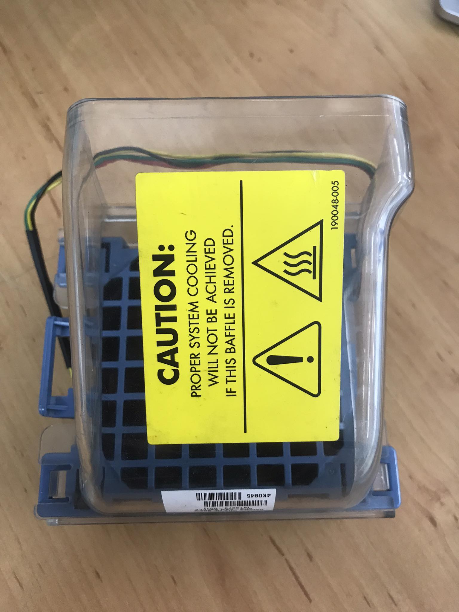 HP Fan ML350 G5 A9225B12HP-C // 413978-001 413979-001 Proliant G5 92mm Fan And Air Baffle (Used) // สินค้ารับประกัน โดย บริษัท อะไหล่เซิร์ฟเวอร์ จำกัด