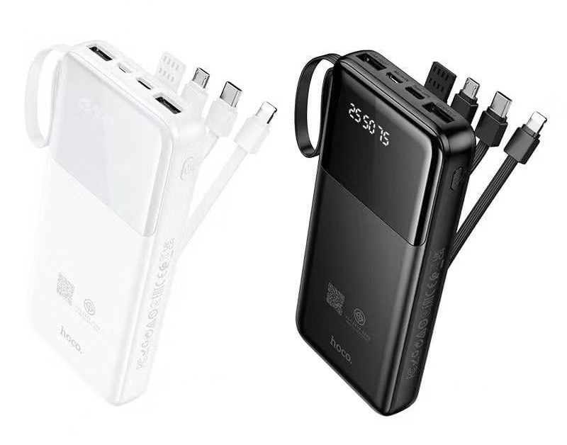 A10 REST POWERBANK WITH DIGITAL DISPLAY AND BUILD-IN CABLE 10000mAh