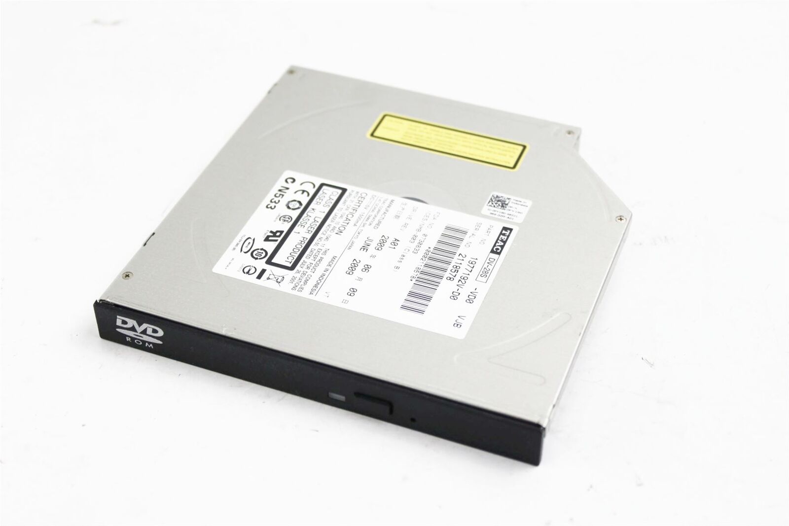 Dell 8x DVD-ROM SATA Slimline Internal Drive // 0FY190 (Used) // สินค้ารับประกัน โดย บริษัท อะไหล่เซิร์ฟเวอร์ จำกัด