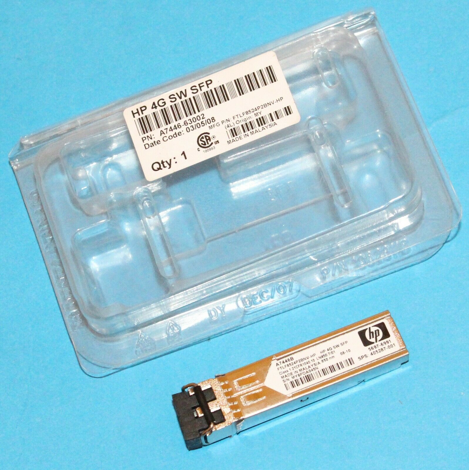 Finisar FTLF8524P2BNV 1000Base-SX 4GB miniGBIC-Modul 405287-001