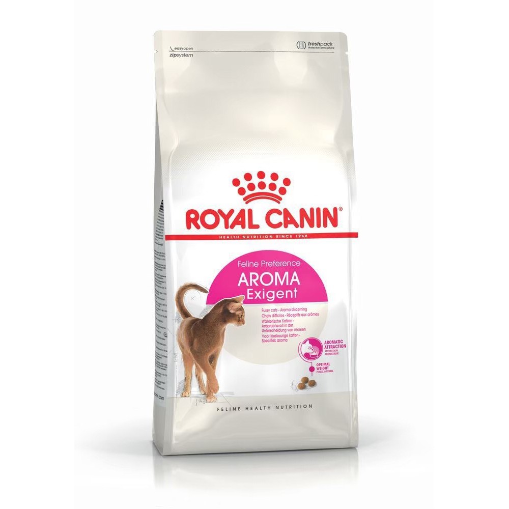 Royal canin exigent aroma 400 g อาหารเม็ดสำหรับแมวโตกินยาก ชอบกลิ่นหอม 400 กรัม