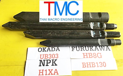 เข็มหัวเจาะไฮโดรลิคchisel for hydraulic breaker NPK H1XA